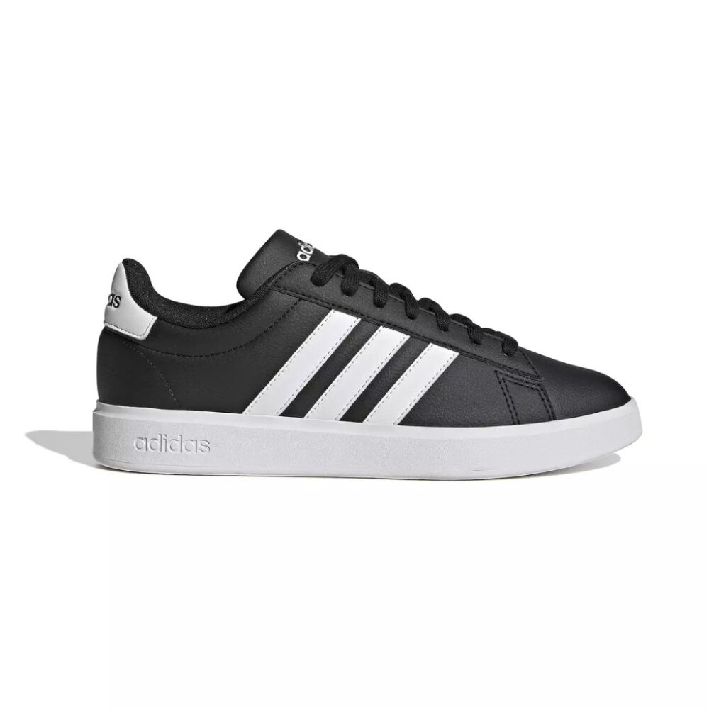 Adidas Men's Grand Court 2.0 Tennis Shoes Black/White (GW9196)